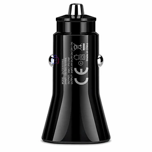 Cargador Auto Carga Rápida PD + QC 38W USB - PS