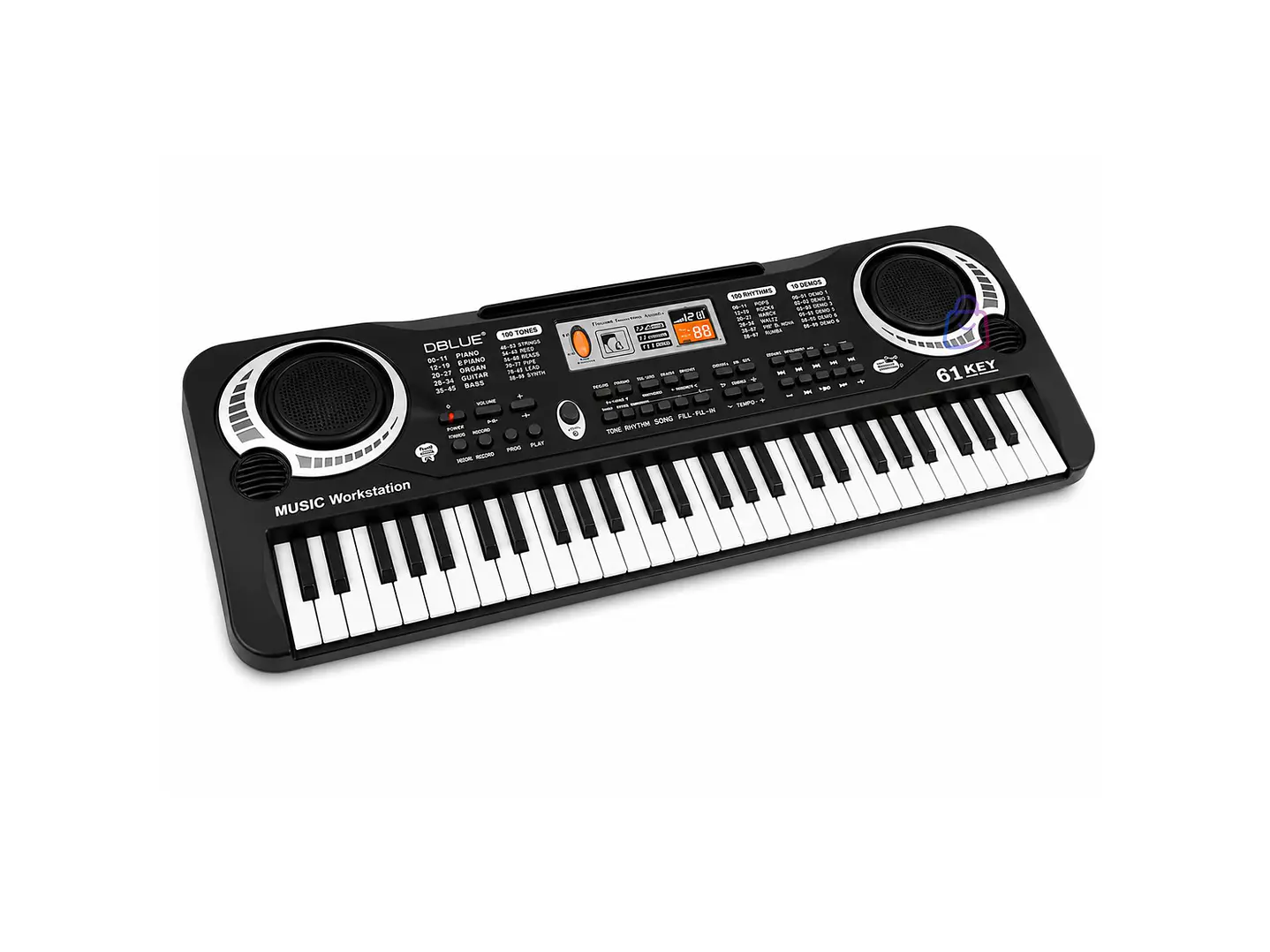 Teclado Musical Infantil 61 Teclas + Micrófono Karaoke - PS 5