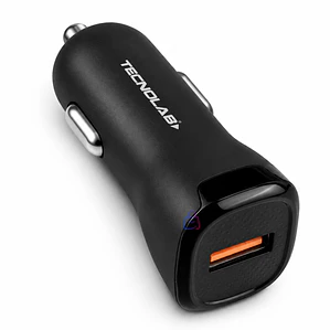 Cargador Auto Carga Rápida QC USB 18W 12V 24V - PS