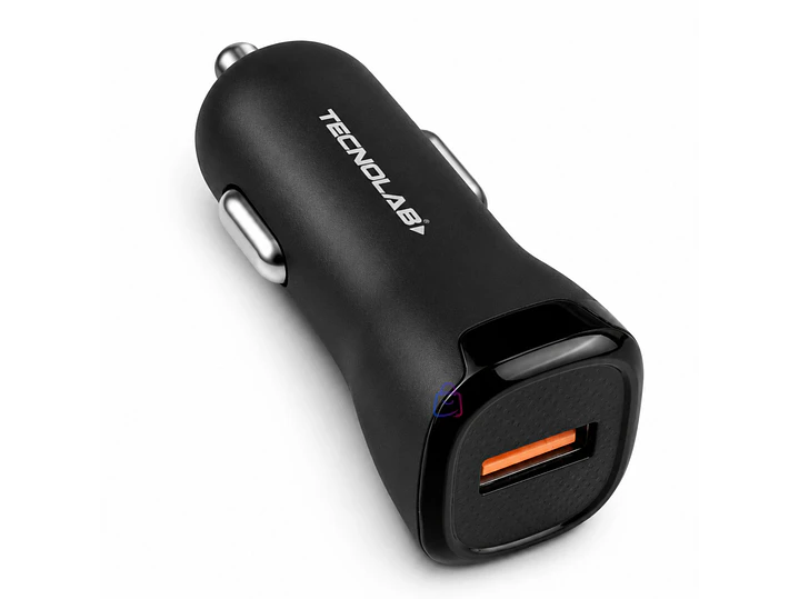 Cargador Auto Carga Rápida QC USB 18W 12V 24V - PS 1