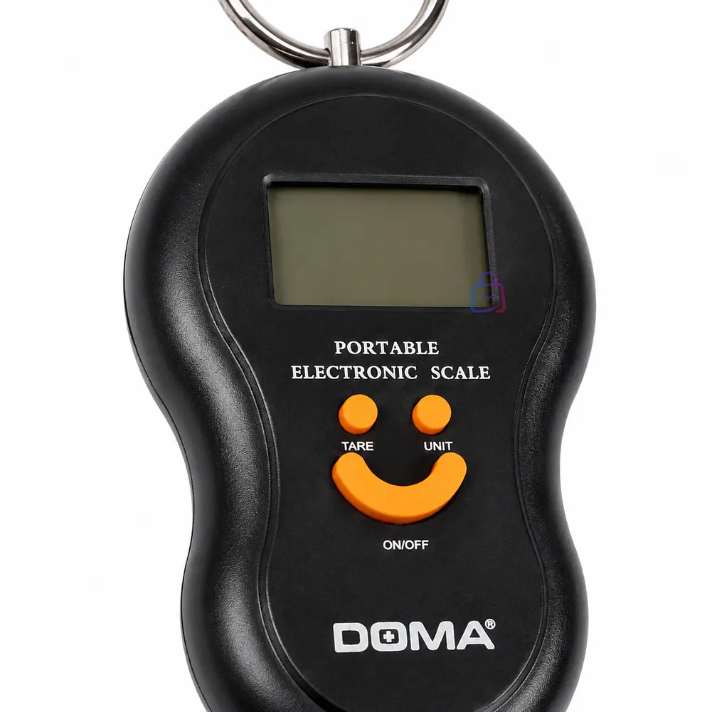 Pesa Digital Colgante 50 Kg LCD con Tara Portátil - PS 3