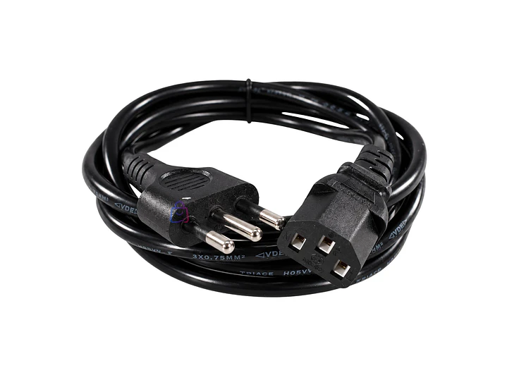 Cable Poder IEC C13 para PC Monitor UPS 220V - PS 1