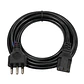 Cable Poder IEC C13 para PC Monitor UPS 220V - PS - Miniatura 3