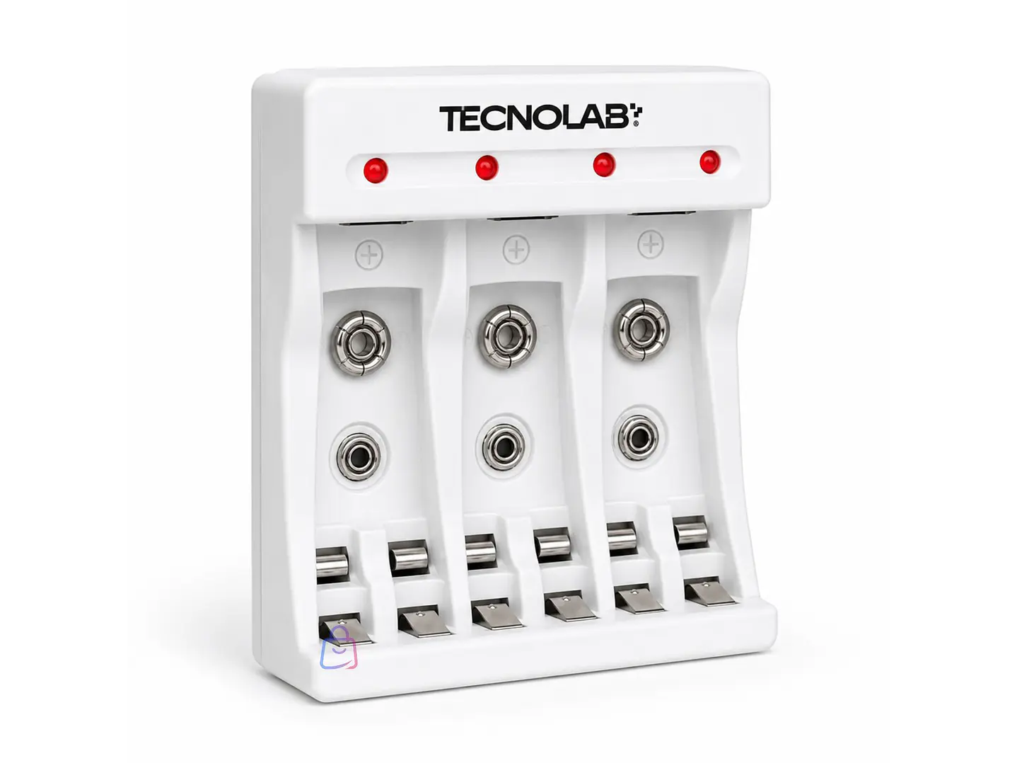 Cargador Pilas USB-C AA AAA 9V Con LED - PS 2