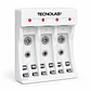 Cargador Pilas USB-C AA AAA 9V Con LED - PS - Miniatura 2