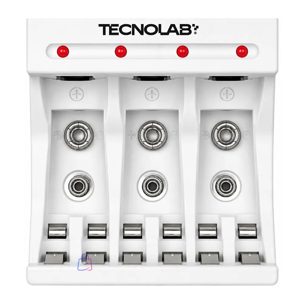 Cargador Pilas USB-C AA AAA 9V Con LED - PS 1