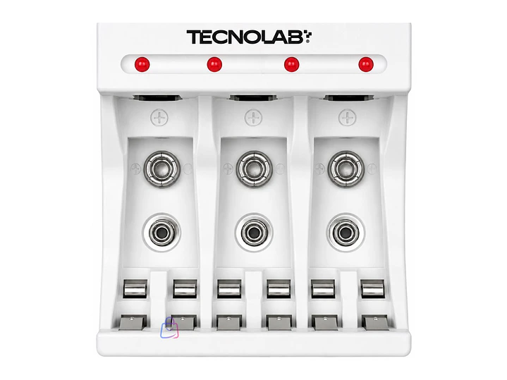 Cargador Pilas USB-C AA AAA 9V Con LED - PS 1