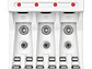 Cargador Pilas USB-C AA AAA 9V Con LED - PS - Miniatura 1