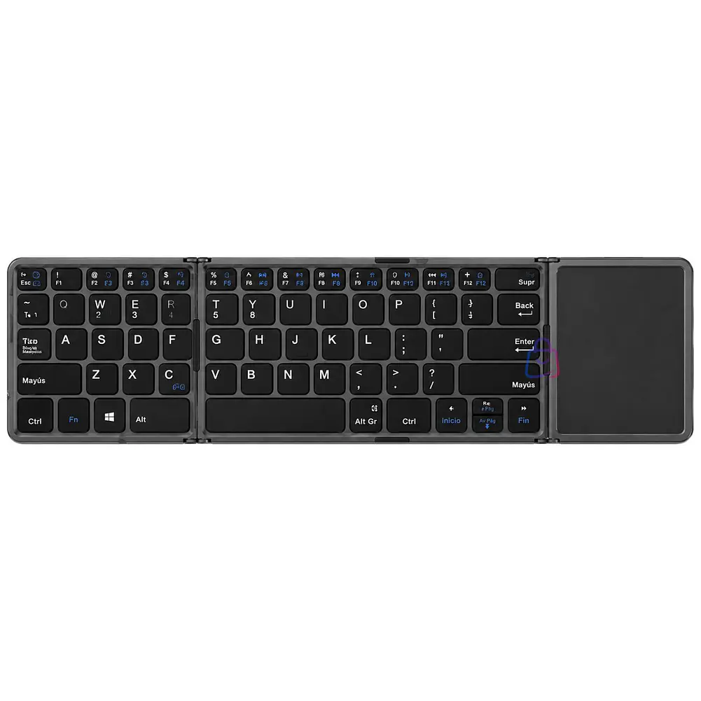 Teclado Plegable Bluetooth con Touchpad USB-C 64 Teclas - PS 1