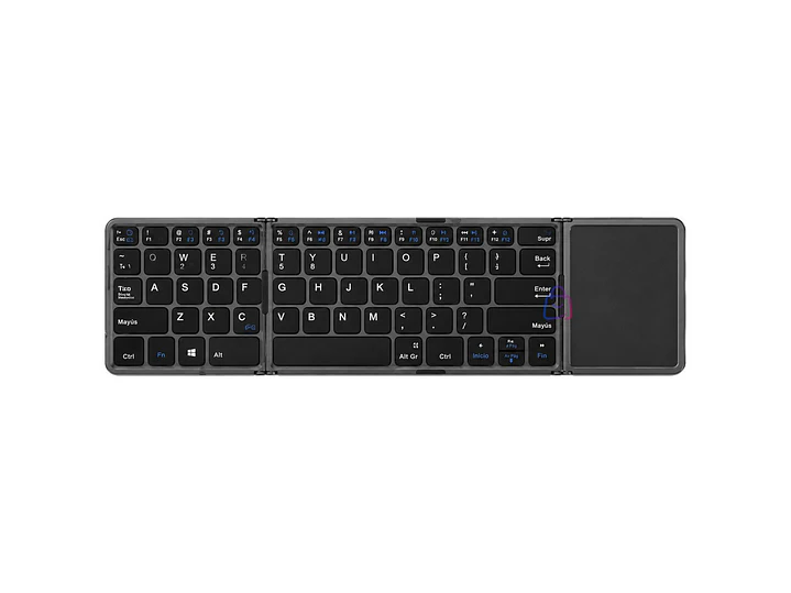Teclado Plegable Bluetooth con Touchpad USB-C 64 Teclas - PS 1