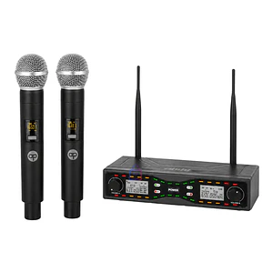 Micrófonos Inalámbricos UHF Dual 50M Recargables USB C - PS