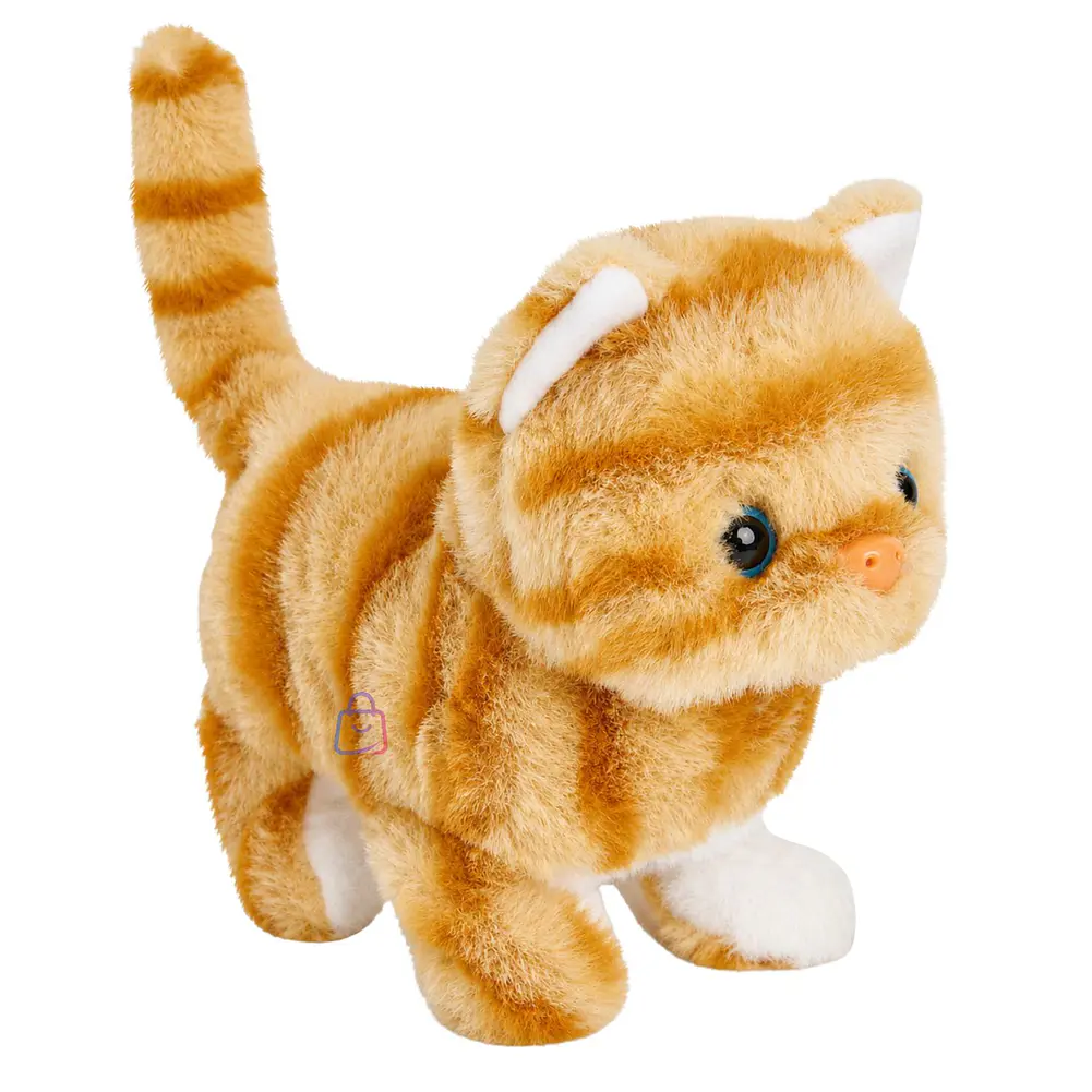 Peluche Gato Interactivo Rayas Sonido Movimiento - PS 4