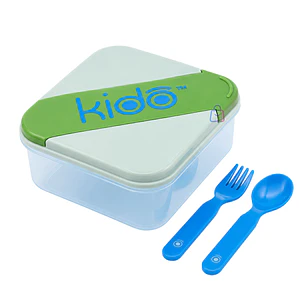 Hermético Kido con Cubiertos Libre de BPA Colores - PS