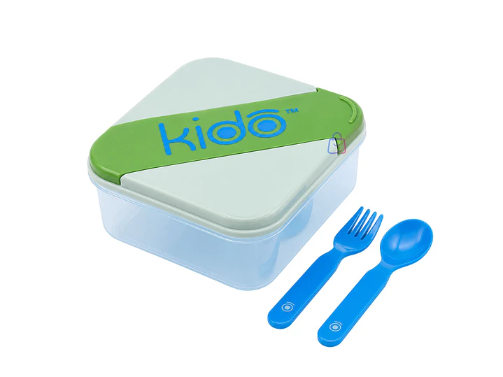 Hermético Kido con Cubiertos Libre de BPA Colores - PS 2