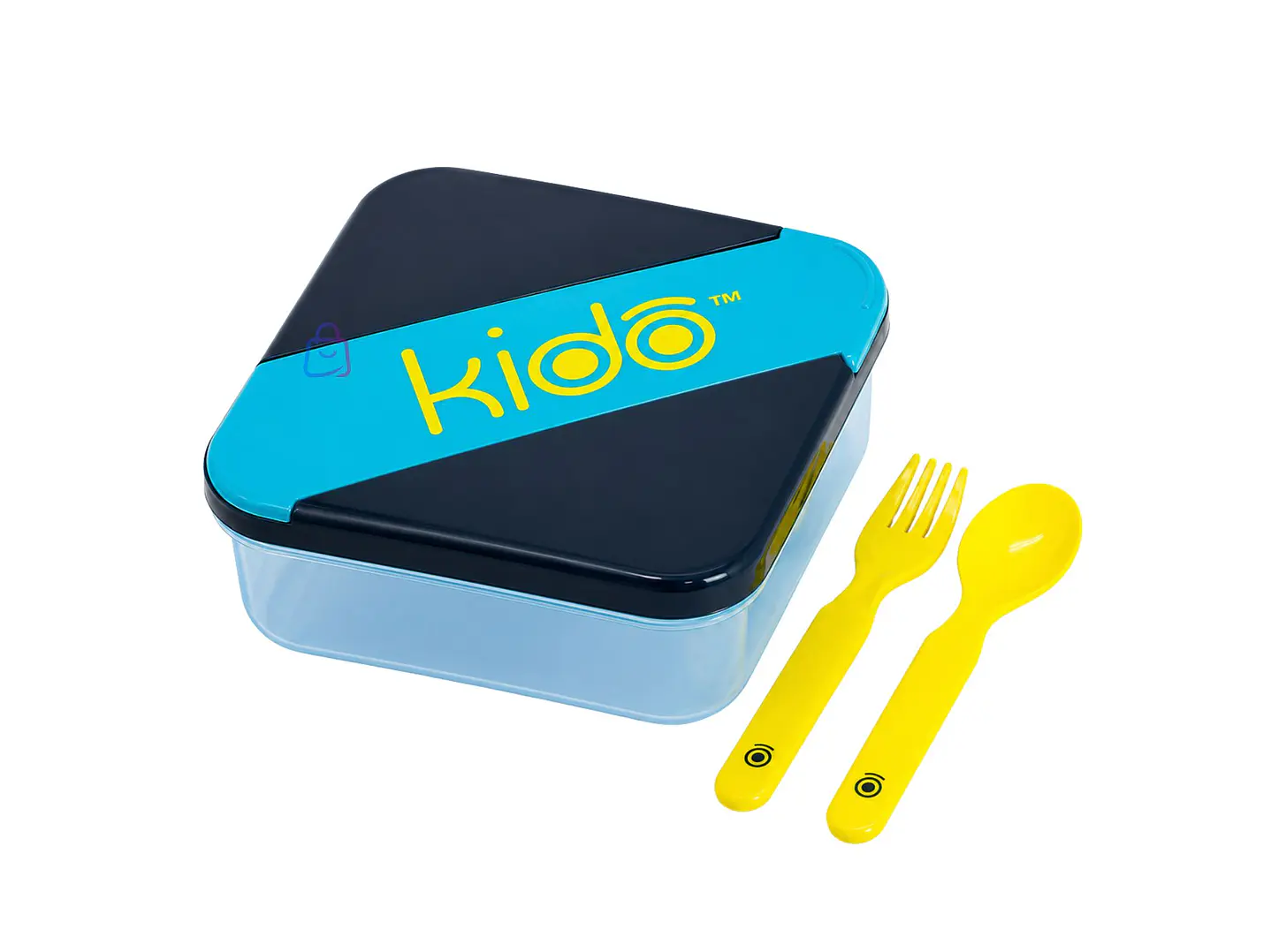 Hermético Kido con Cubiertos Libre de BPA Colores - PS 6