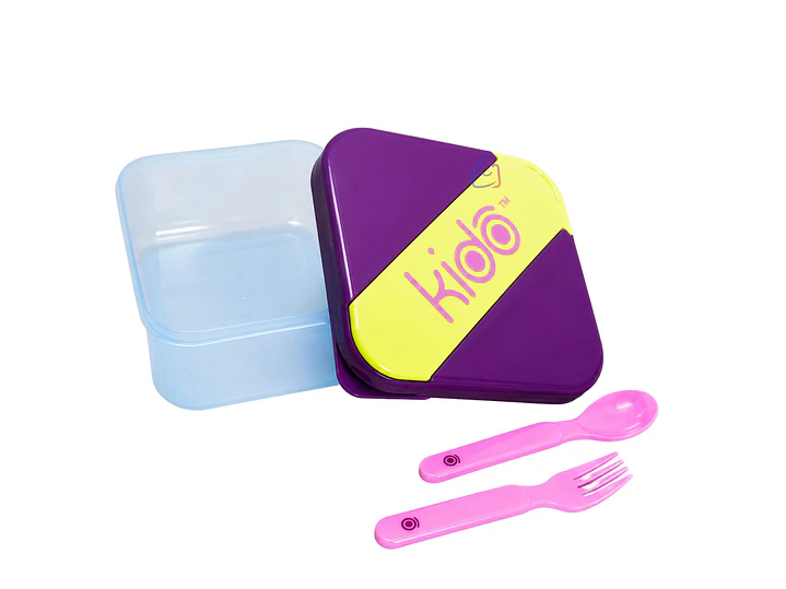 Hermético Kido con Cubiertos Libre de BPA Colores - PS 10