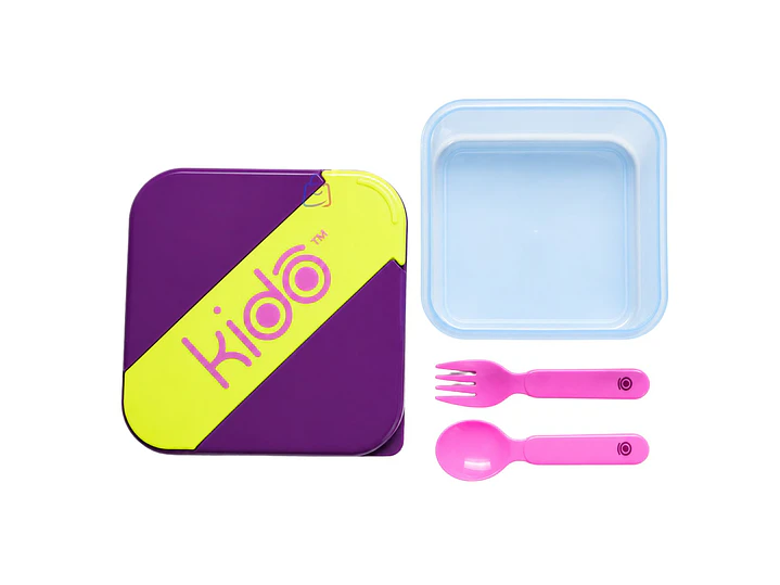 Hermético Kido con Cubiertos Libre de BPA Colores - PS 11