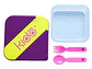 Hermético Kido con Cubiertos Libre de BPA Colores - PS - Miniatura 11