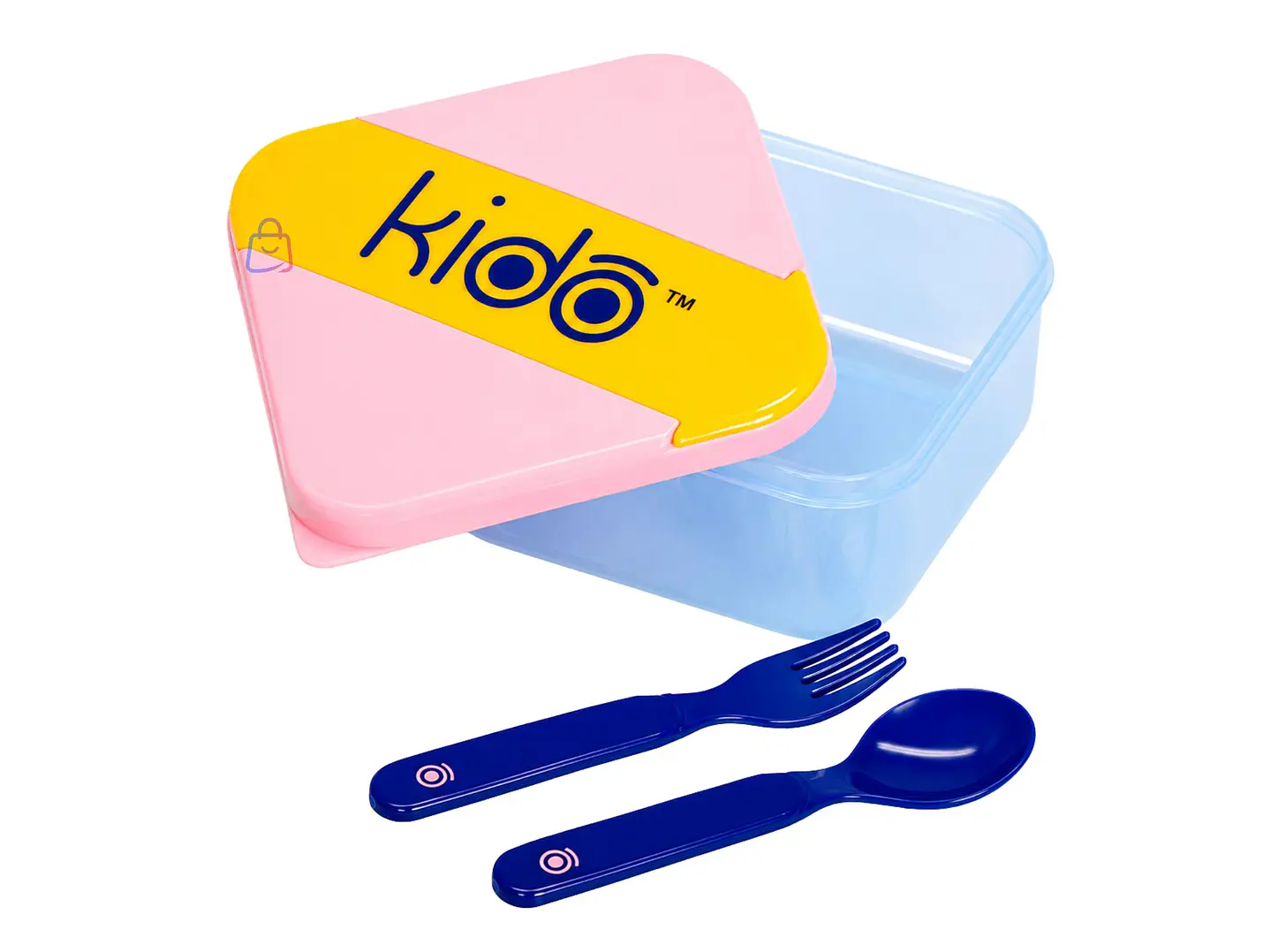 Hermético Kido con Cubiertos Libre de BPA Colores - PS 13