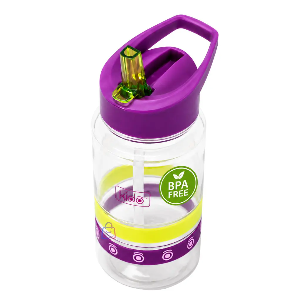 Botella Agua Infantil Kido 450ml Libre BPA Colores - PS 12