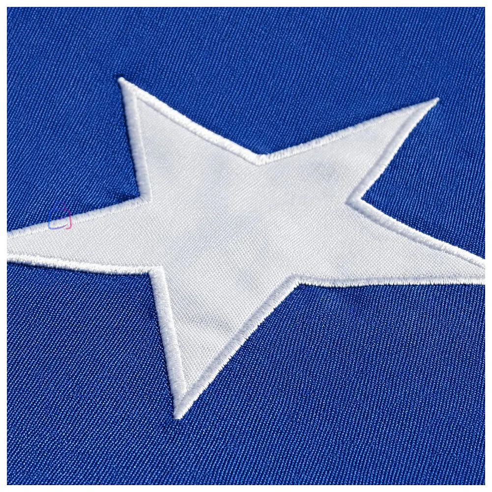 Bandera Chilena Estrella Bordada 140x210 cms - PS 3