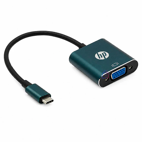 Convertidor HP USB-C a VGA 1080p 60Hz Aluminio - PS