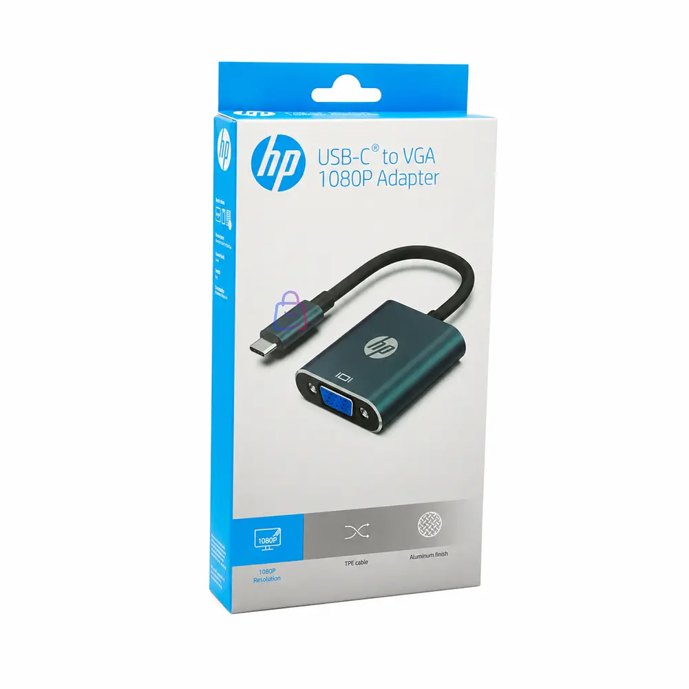 Convertidor HP USB-C a VGA 1080p 60Hz Aluminio - PS 3