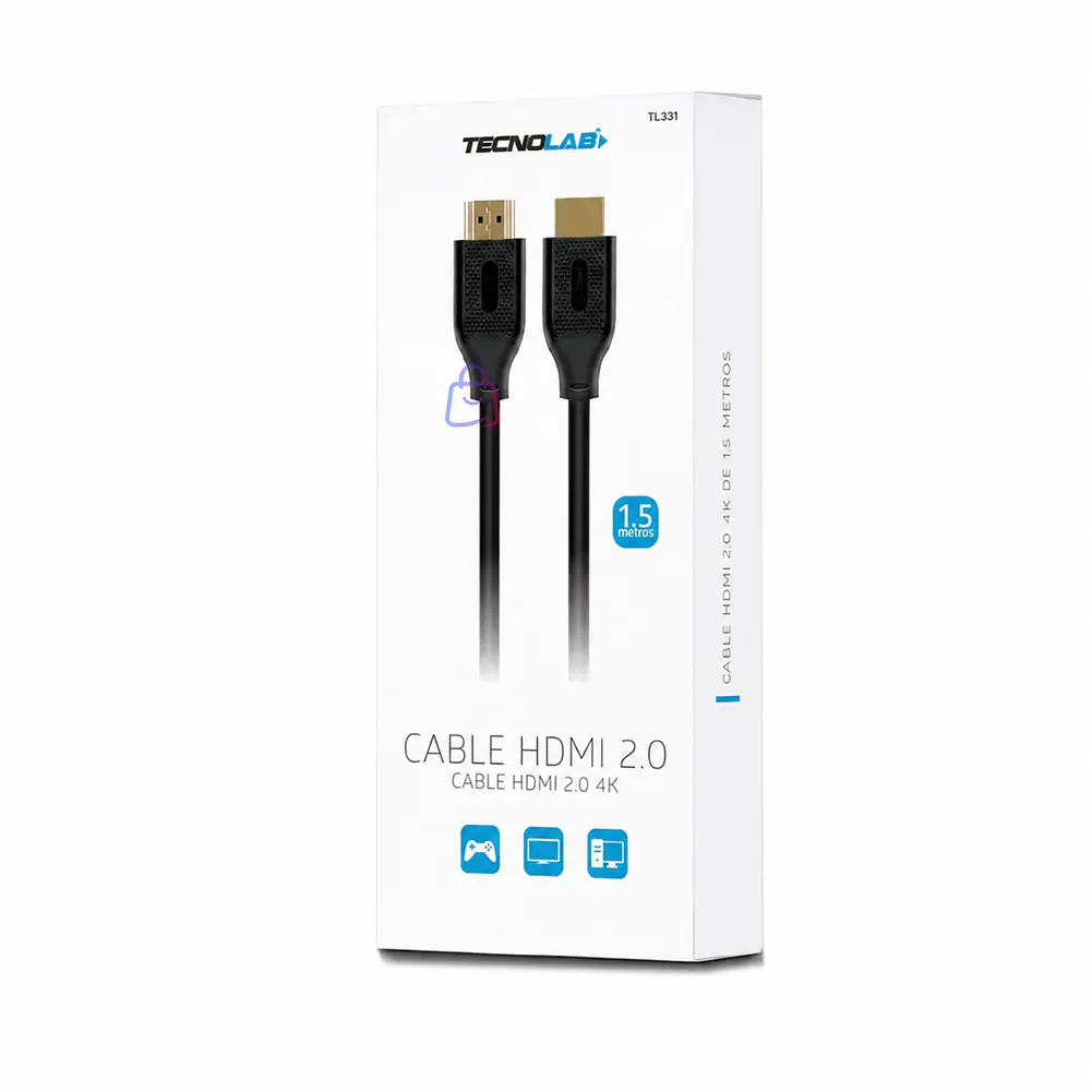 Cable HDMI 4K Terminales Dorados - PS 4