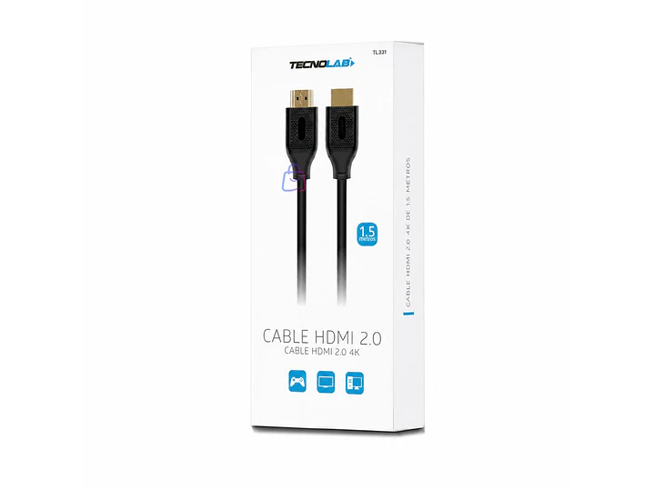 Cable HDMI 4K Terminales Dorados - PS 4