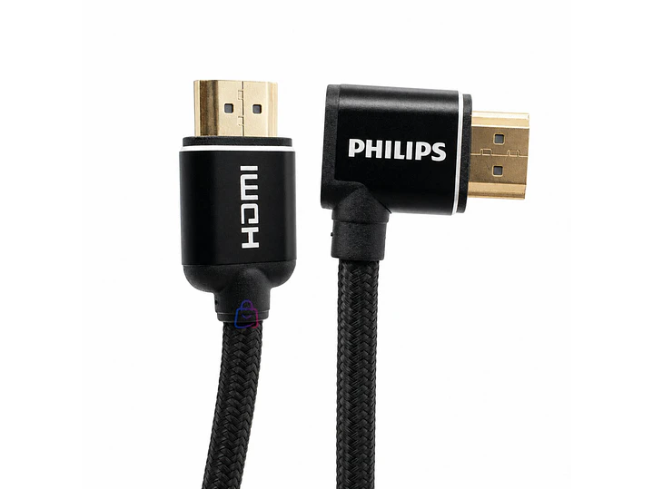 Cable Philips HDMI 4K 60Hz 90Grados 2 Mts - PS 3