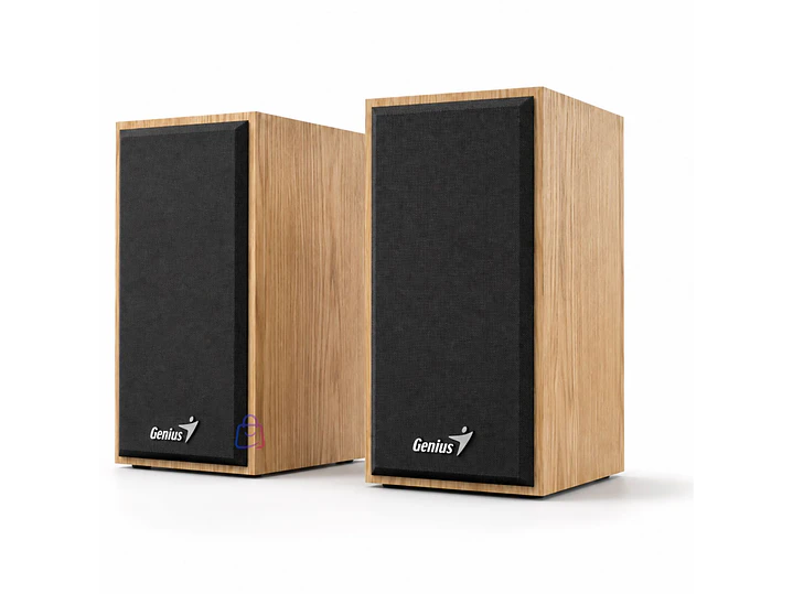 Parlantes Genius USB de Madera 6W para PC y Notebook - PS 2