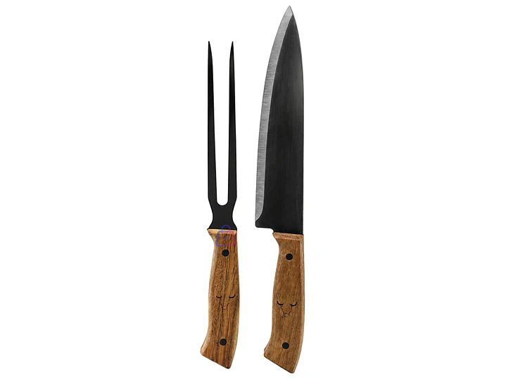 Set Cuchillo y Tenedor Wayu Parrillero Acero Inoxidable - PS 1