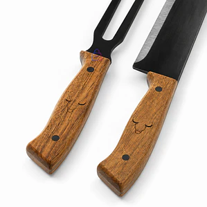 Set Cuchillo y Tenedor Wayu Parrillero Acero Inoxidable - PS