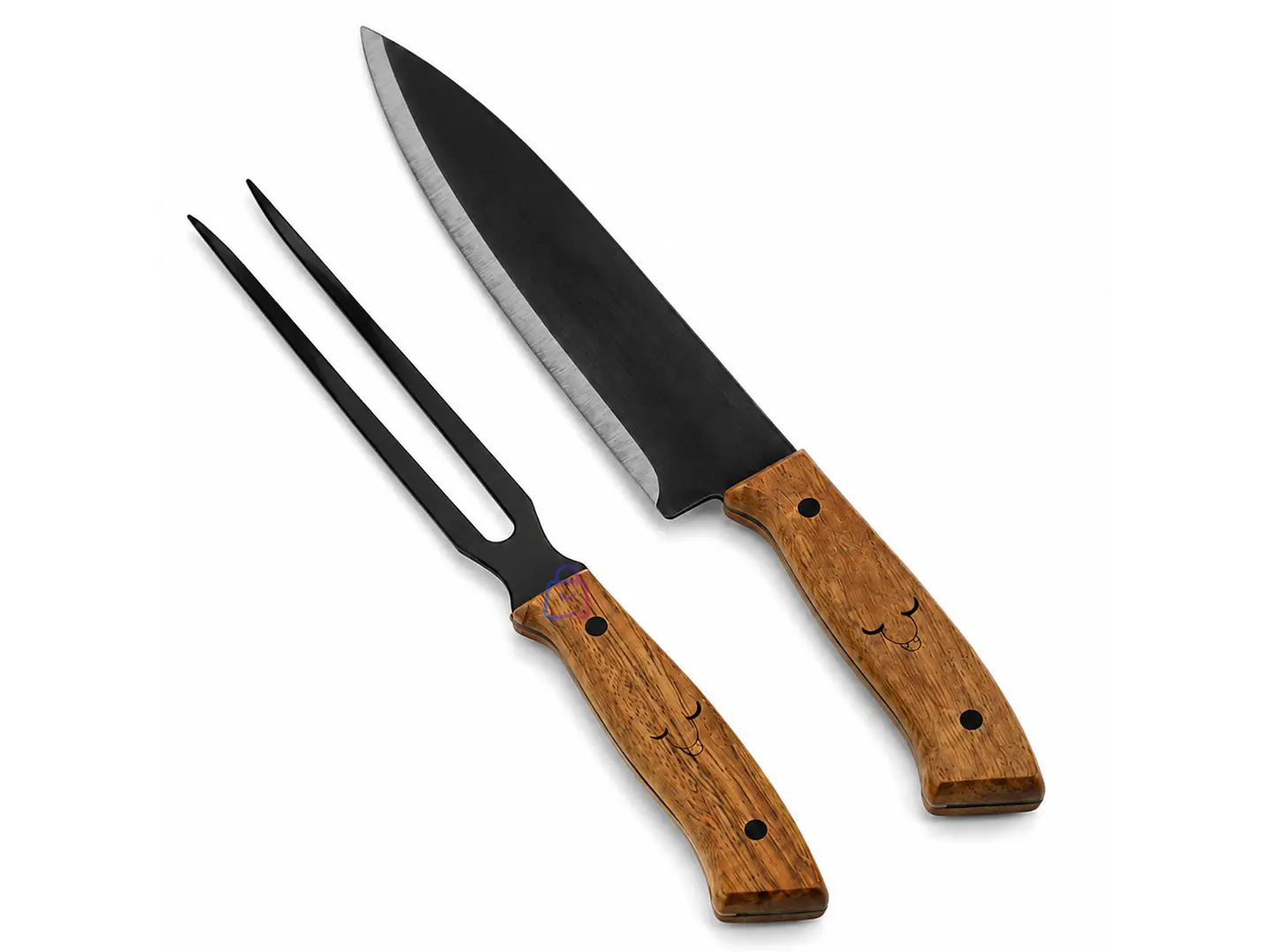 Set Cuchillo y Tenedor Wayu Parrillero Acero Inoxidable - PS 4