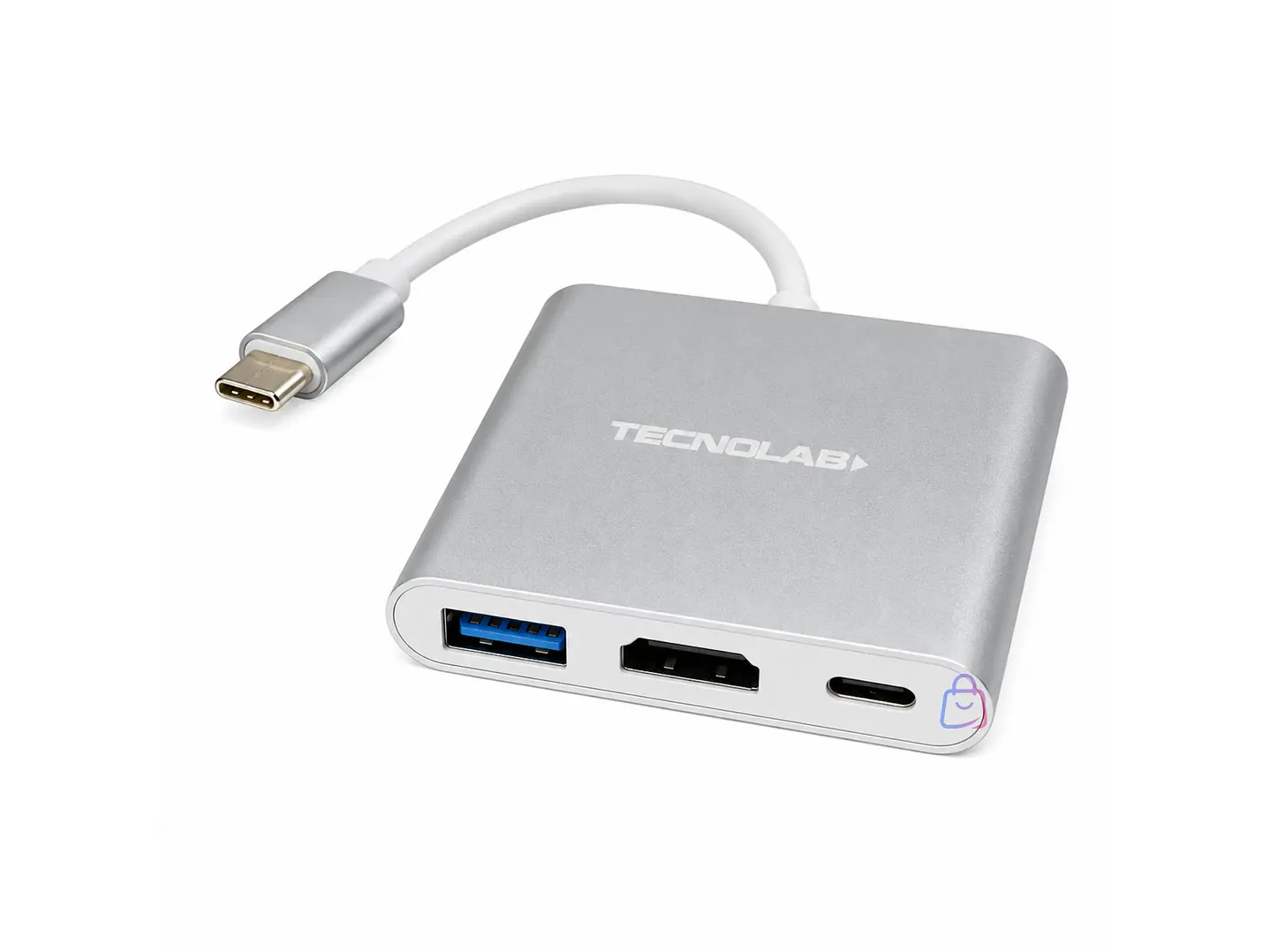 Hub USB-C a HDMI 4K USB Carga PD - PS 1