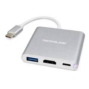 Hub USB-C a HDMI 4K USB Carga PD - PS