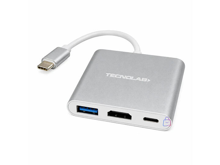 Hub USB-C a HDMI 4K USB Carga PD - PS 1
