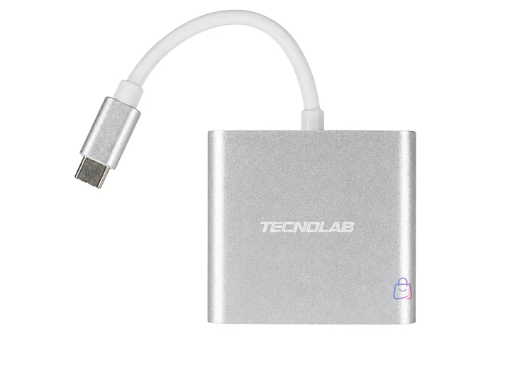Hub USB-C a HDMI 4K USB Carga PD - PS 2