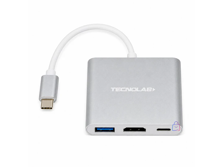 Hub USB-C a HDMI 4K USB Carga PD - PS 3