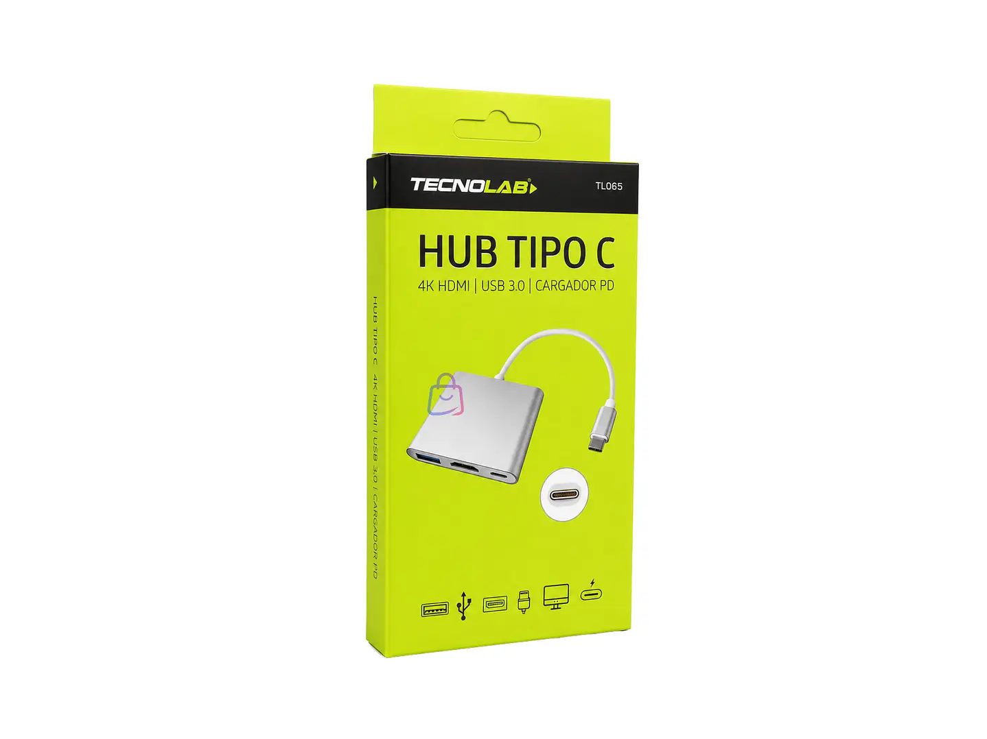Hub USB-C a HDMI 4K USB Carga PD - PS 4