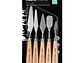 Set 5 Espátulas G-WD para Pintura Óleo Acrílica Madera - PS - Miniatura 2