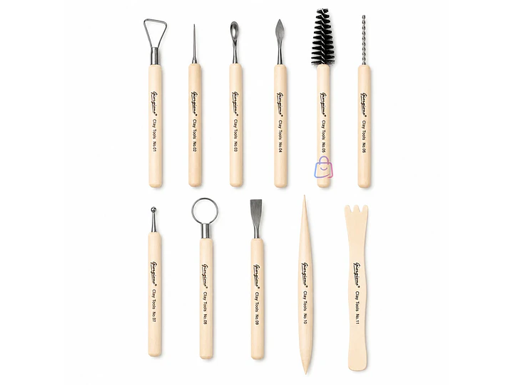 Set Herramientas Modelado Arcilla 11 Piezas 22 Puntas - PS 1