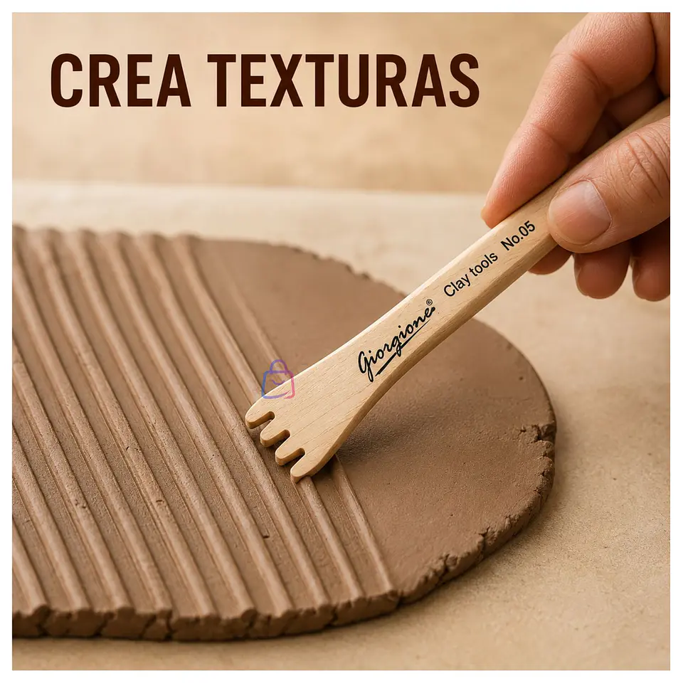 Set 5 Herramientas Para Arcilla Cerámica Modelado - PS 4