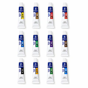 Pintura Para Vidrio 12 Colores 12ml Manualidades - PS