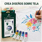 Pintura Para Tela Set 12 Colores 12ml Textil - PS - Miniatura 2