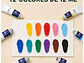 Pintura Para Tela Set 12 Colores 12ml Textil - PS - Miniatura 3