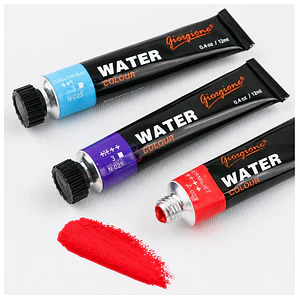 Pintura Acuarela 12 Colores 12ml Premium - PS