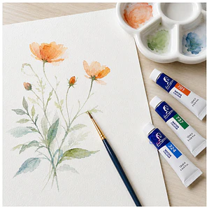 Pintura Acuarela 12 Colores 12ml Arte Escolar - PS