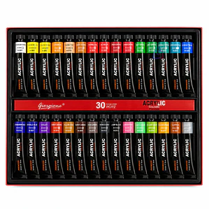 Pintura Acrílica 30 Colores 12ml Premium - PS