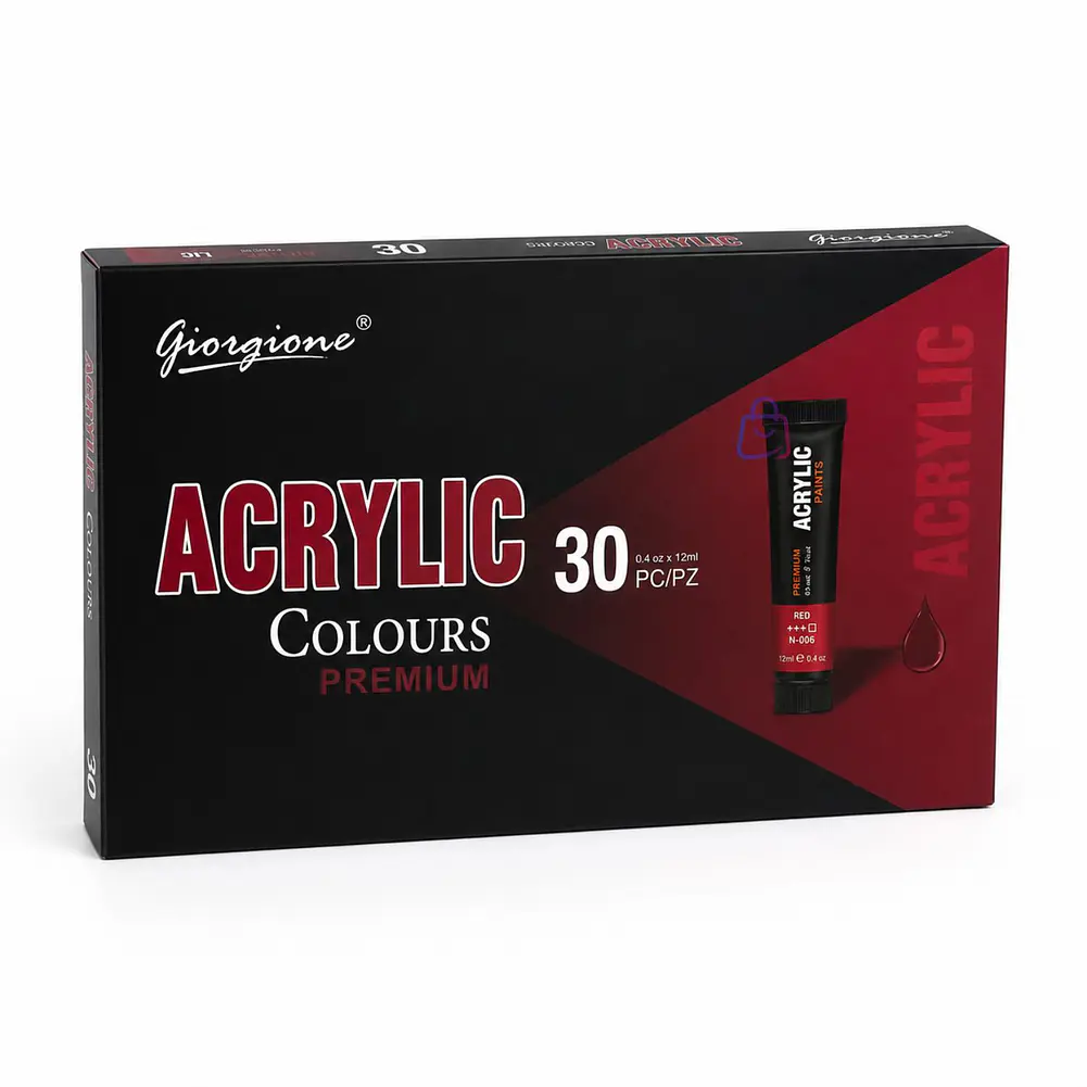 Pintura Acrílica 30 Colores 12ml Premium - PS 4
